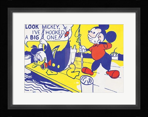 Framed Look Mickey, 1961 Print