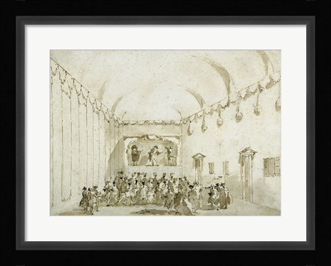 Framed Theatrical Performance Print