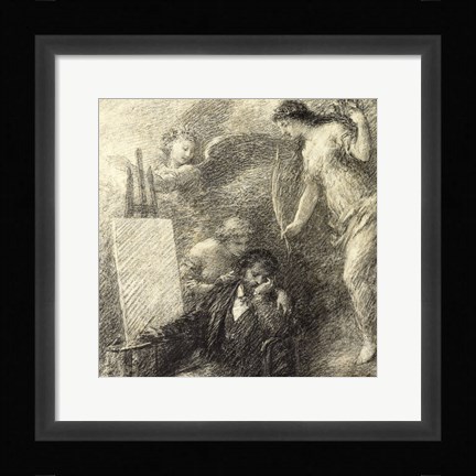 Framed Discouraged Artist Print