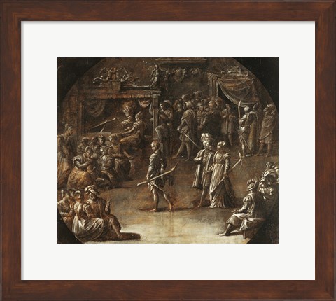 Framed Marriage of a Patrician Couple Print