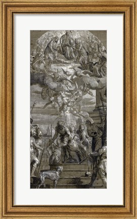 Framed Martyrdom of Saint Justina Print