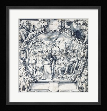 Framed Job on the Dung Heap Print