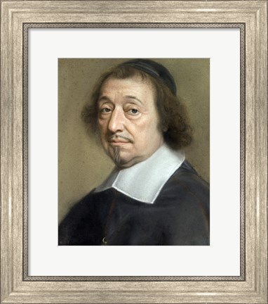 Framed Portrait of Monseigneur Louis Doni d&#39;Attichy, Bishop of Riez Print