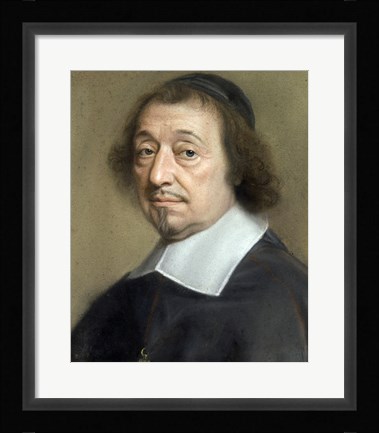 Framed Portrait of Monseigneur Louis Doni d'Attichy, Bishop of Riez Print