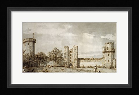 Framed Warwick Castle: The East Front from the Courtyard Print