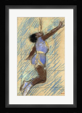 Framed Miss Lala at the Fernando Circus Print