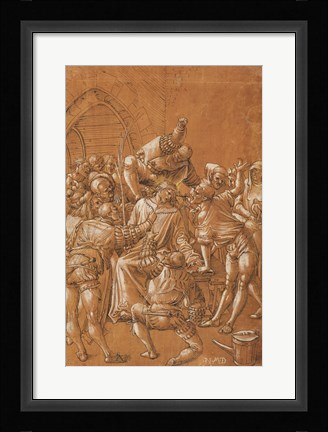 Framed Mocking of Christ Print