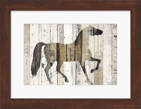 Framed Dark Horse Print