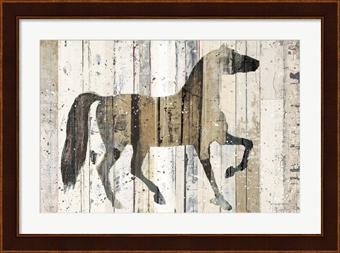 Framed Dark Horse Print