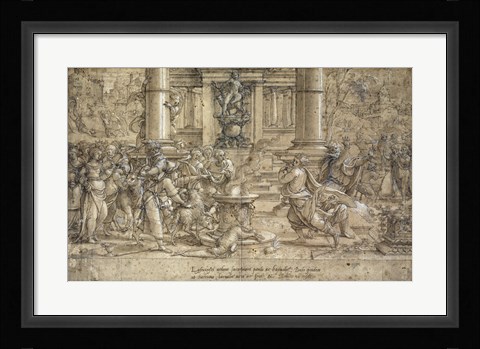 Framed Sacrifice at Lystra Print
