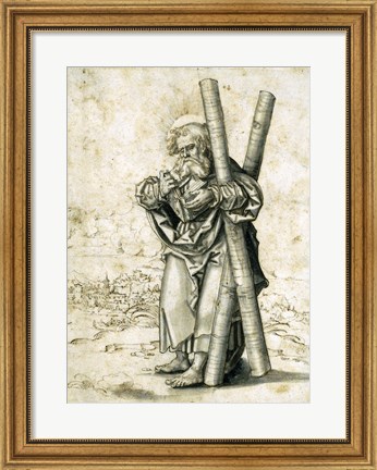 Framed Saint Andrew Print