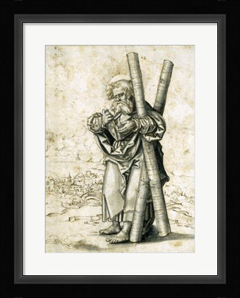 Framed Saint Andrew Print