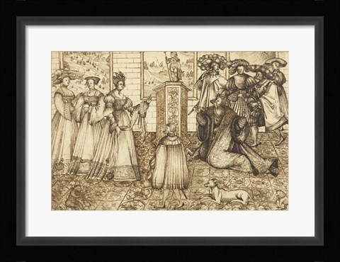 Framed Idolatry of Solomon Print