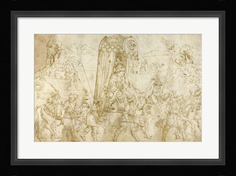 Framed Turkish Procession Print