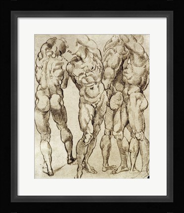 Framed Nude Studies Print