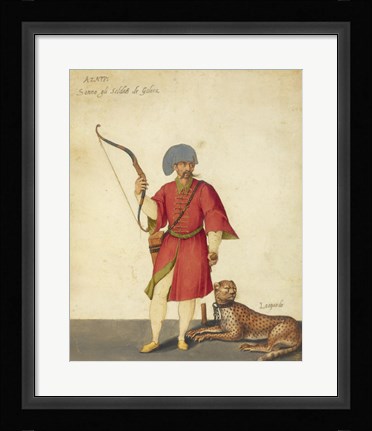 Framed Azappo Archer with a Cheetah Print