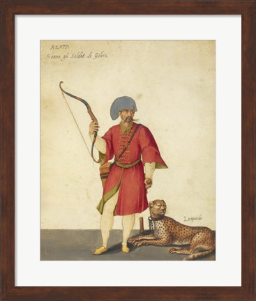Framed Azappo Archer with a Cheetah Print