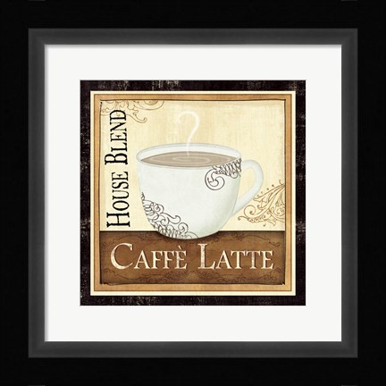 Framed Coffee and Cream I Print