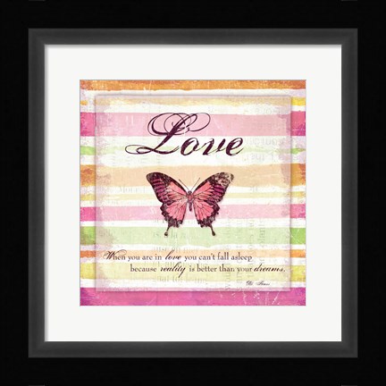 Framed For My Heart I Print