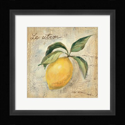 Framed Le Citron Print