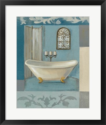 Framed Antique Bath I Print