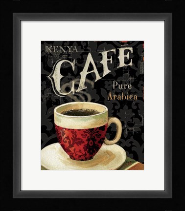 Framed Today's Coffee I Print