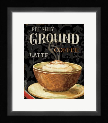 Framed Today's Coffee II Print
