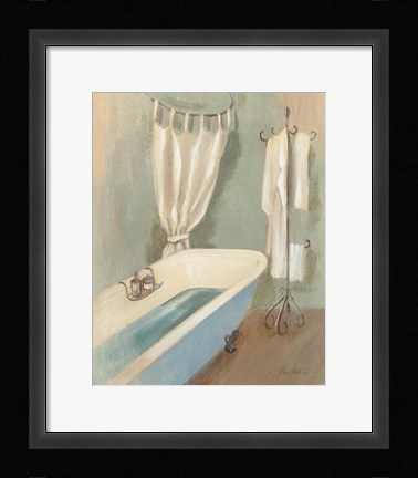 Framed Steam Bath III Print