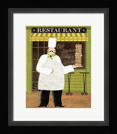 Framed Chef's Specialties II Print