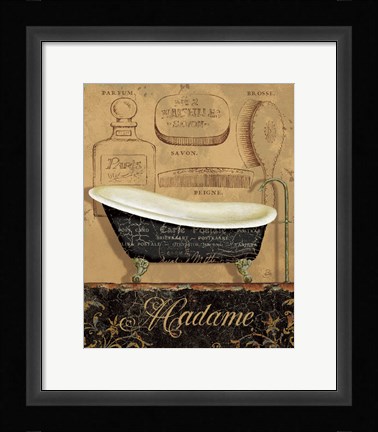 Framed Bain de Madame Print