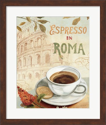 Framed Cafe in Europe III Print