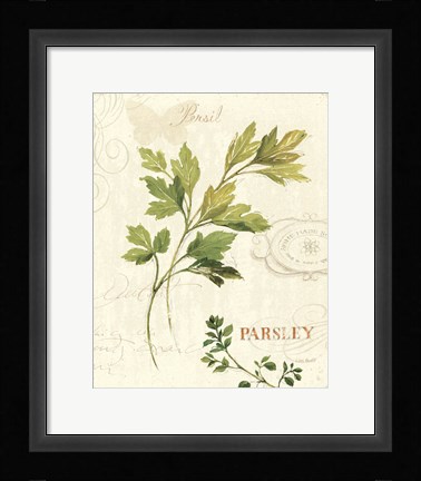 Framed Aromatique I Print