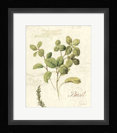 Framed Aromatique III Print