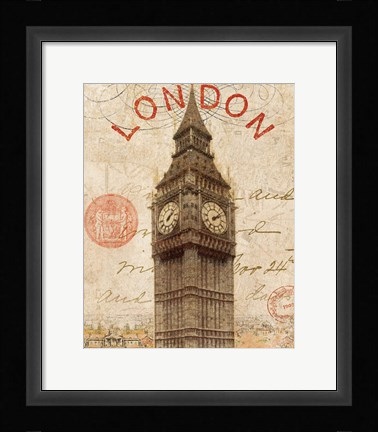 Framed Letter from London Print