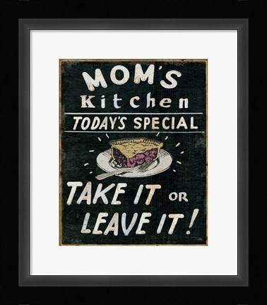 Framed Mom's Kitchen Print