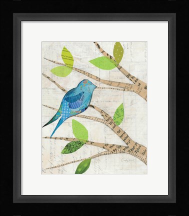 Framed Birds in Spring I Print