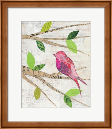 Framed Birds in Spring IV Print