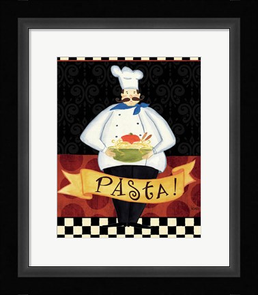 Framed Bon Appetit I Print