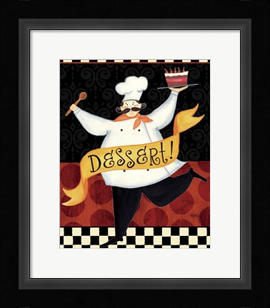 Framed Bon Appetit II Print