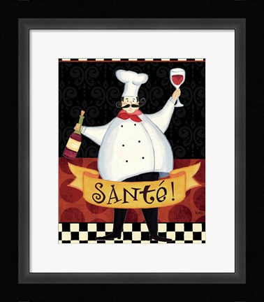 Framed Bon Appetit III Print