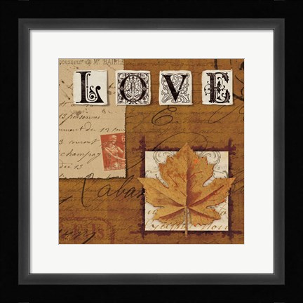 Framed Natures Journal - Love Print