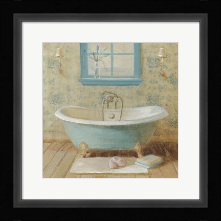 Framed Victorian Bath I Print