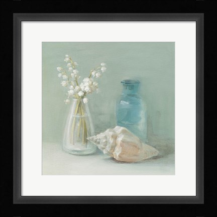 Framed Lily of the Valley Spa Print