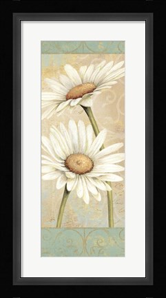Framed Beautiful Daisies II Print