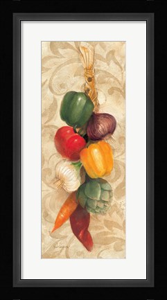 Framed Mixed Vegetables I Print