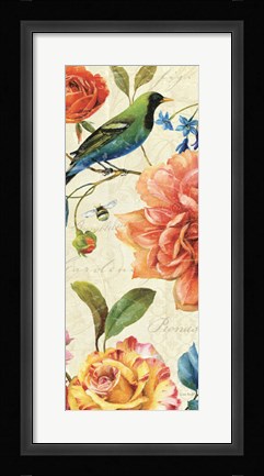 Framed Rainbow Garden VI Print