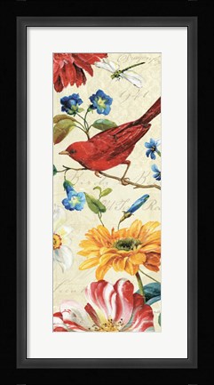 Framed Rainbow Garden VII Print