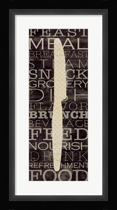 Framed Kitchen Words III Print