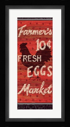 Framed Country Touch VI Print