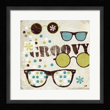 Framed 60's Revival III Print